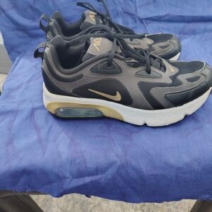 Nike Black and Gold Sneakers